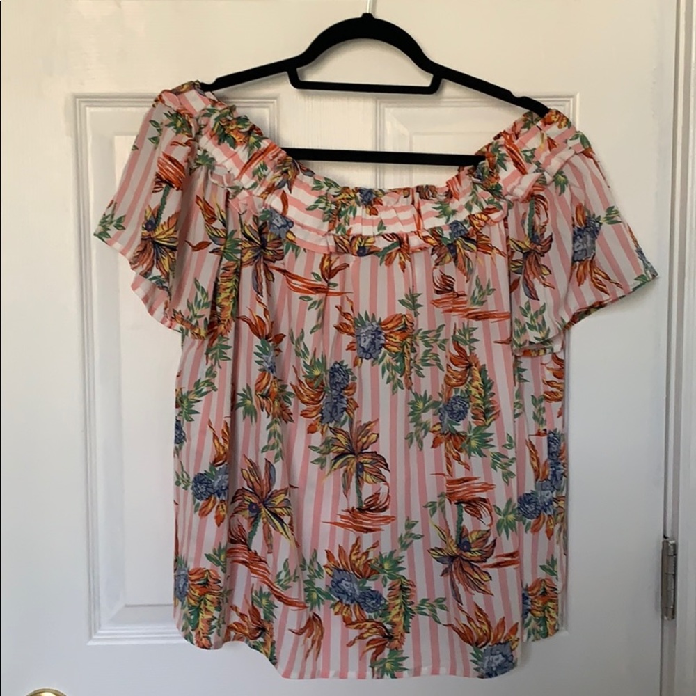 Off the shoulder shirt